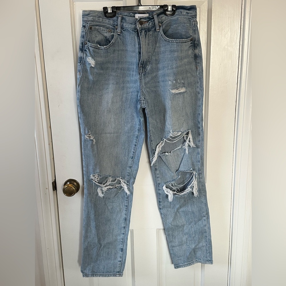 Pistola Distressed Light Blue Women's Jeans